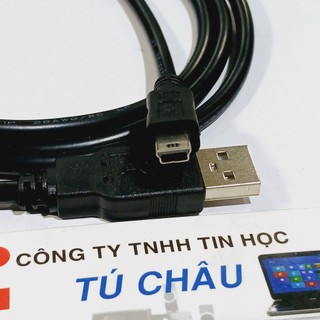 Cáp Mini USB: USB 2.0 ra Mini USB (Hình Thang - KTS Mp3) / Cáp dài 1.5m