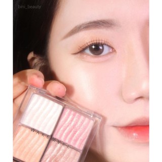 Phấn bắt sáng WAKEMAKE Glow Contouring Highlighter Palette
