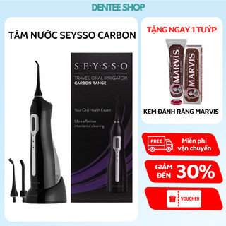 Máy tăm nước Seysso Carbon, chăm sóc răng miệng ( nguyên bộ )