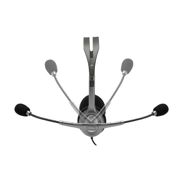 Tai nghe chụp tai Logitech H110 có dây 2 jack 3.5mm có mic chính hãng bảo hành 24 tháng | BigBuy360 - bigbuy360.vn