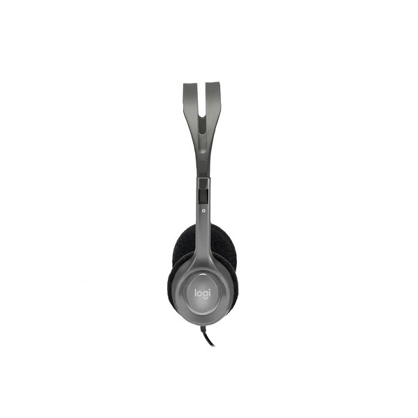 Tai nghe chụp tai Logitech H110 có dây 2 jack 3.5mm có mic chính hãng bảo hành 24 tháng | BigBuy360 - bigbuy360.vn