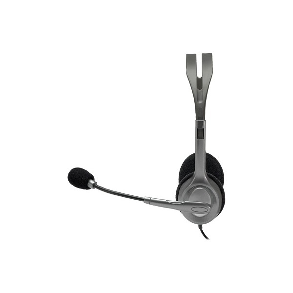 Tai nghe chụp tai Logitech H110 có dây 2 jack 3.5mm có mic chính hãng bảo hành 24 tháng | BigBuy360 - bigbuy360.vn