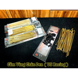 Căm Osaki Vàng Chân Đen Gắn Được Nhiều Loại XE Đủ Size Cho AE Lựa Chọn [ 1 Xe = 2 Bánh Trước Và Sau ] >>>>