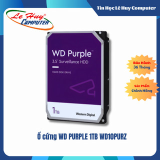 [Mã 99ELHA giảm 7% đơn 300K] Ổ cứng WD PURPLE 1TB WD10PURZ Chính Hãng