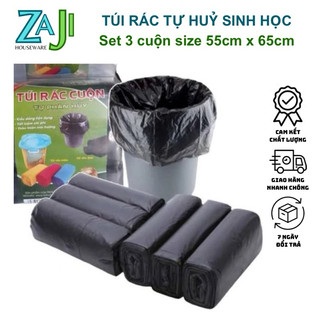 Túi đựng rác tự phân hủy cỡ trung size 55 x 65 CM