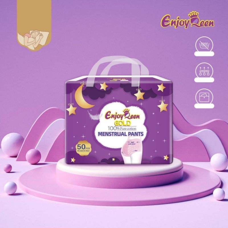 [ CÓ CHE TÊN ] BĂNG VỆ SINH QUẦN ENJOY QUEEN FREESIZE TỪ 35KG-75KG MẶC THOẢI MÁI