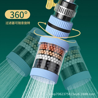 Vòi Lọc Nước Nhiều Lớp Xoay 360 Độ Tiện Dụng° Đầu Lọc Gắn Vòi Nước Chống Bắn Tung Tóe
