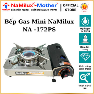 Bếp gas mini namilux na-172ps│đầu đốt cyclone│tiết kiệm gas│van ngắt gas an toàn│công suất 2.4kw