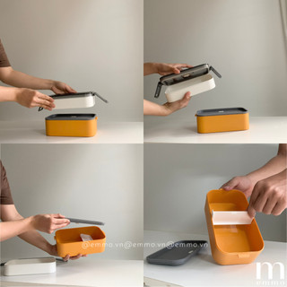 HỘP CƠM VĂN PHÒNG 2 TẦNG CAO CẤP EMMO – LUCHTIME