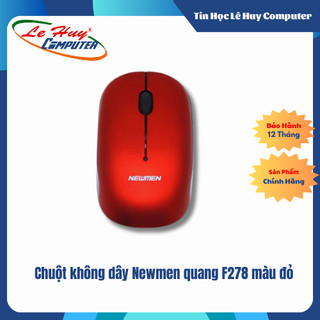Chuột không dây Newmen quang F278 màu đỏ