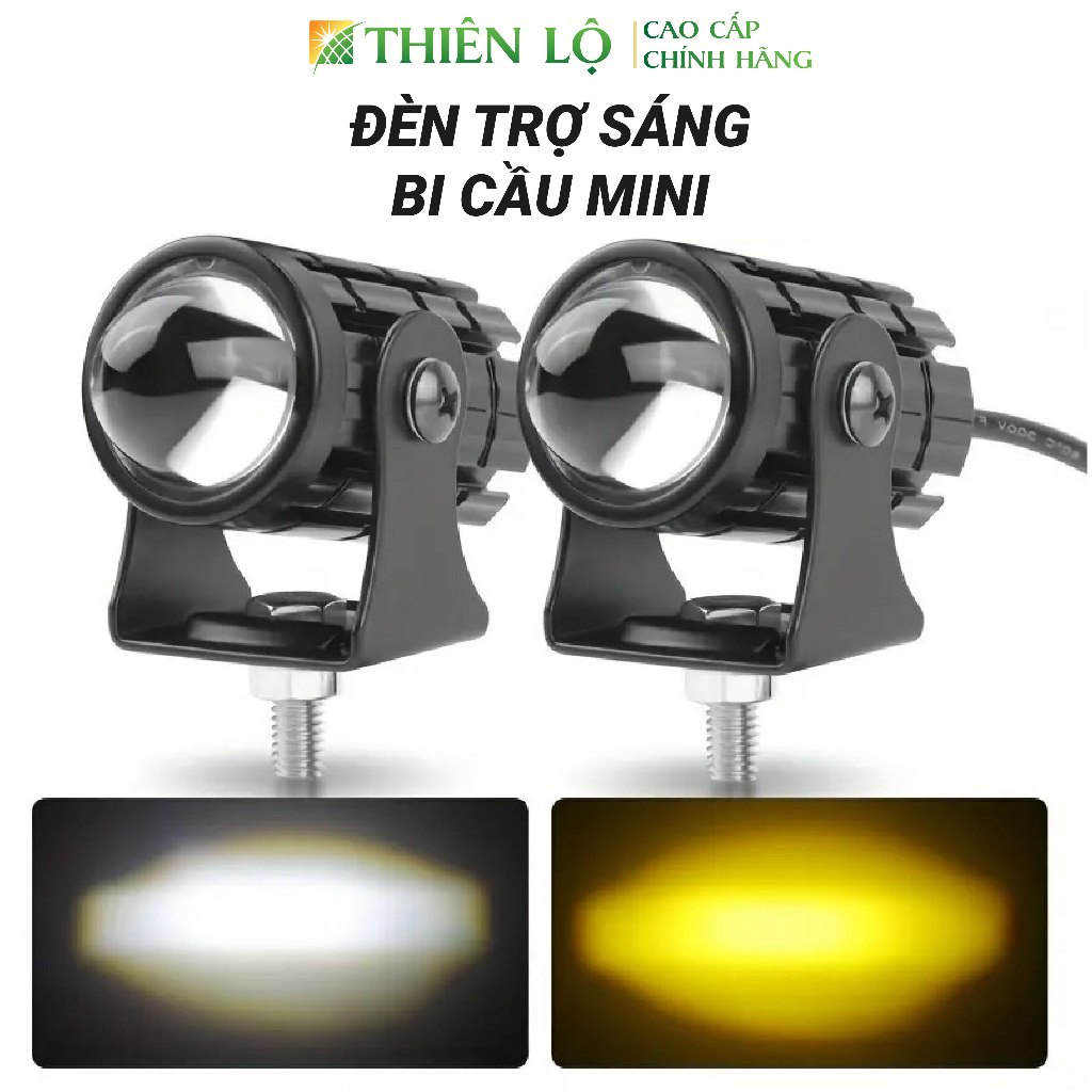 Đèn Trợ Sáng Bi Cầu Mini Ôtô Xe Máy Đạp Điện Chính Hãng Siêu Sáng Chống Nước DC 10-80V của Thiên Lộ