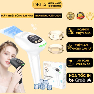  Máy Triệt Lông Cầm Tay DELADEP Tẩy Lông Toàn Thân Bằng Laser Ánh Sáng Tại Nhà Triệt Lạnh Không Gây Đau Rát - MTL03 