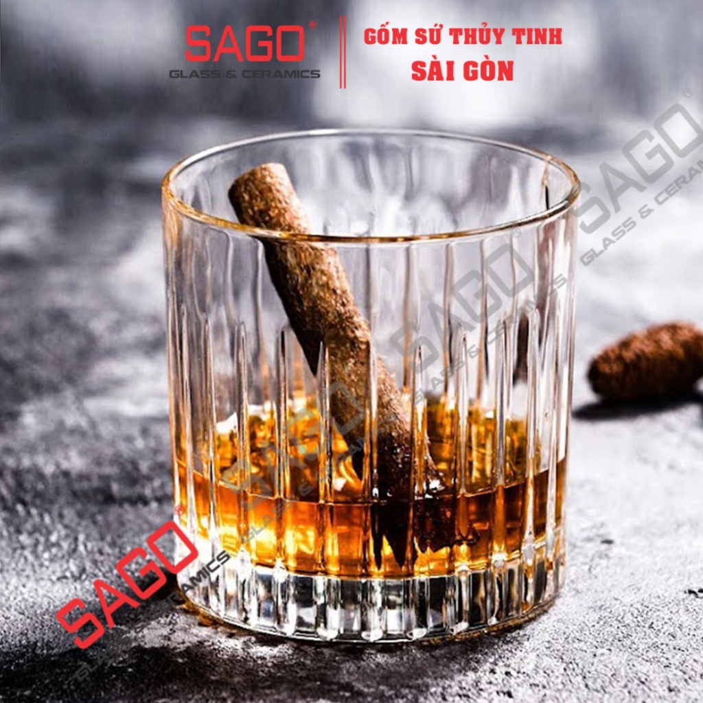 [ Hộp 06 ] Ly Thủy Tinh Tumber / Rock Glass 280ml, 310ml, 400ml | Thủy Tinh Cao Cấp , Tùy Chọn Họa T