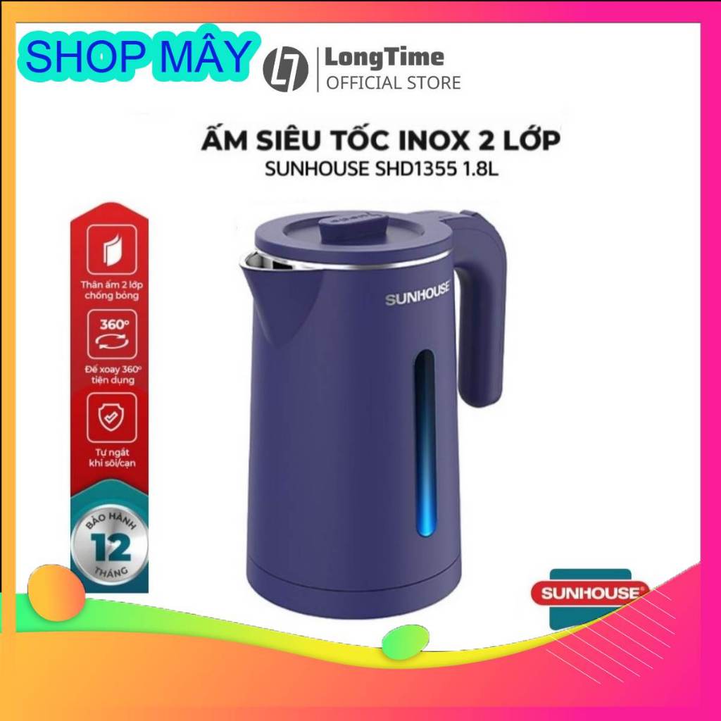 Bình đun siêu tốc 1.8L  Sunhouse