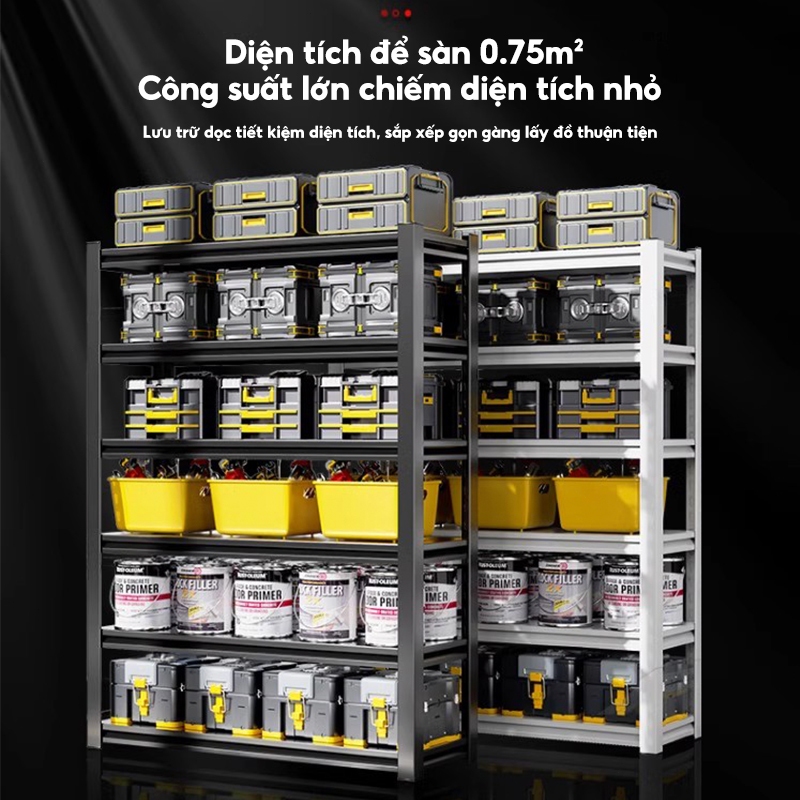 BMZAR Kệ sắt đa năng Kệ để đồ Tấm dày Kệ sắt đựng đồ Tải Trọng🔥 500KG🔥Kệ sắt v lỗ | BigBuy360 - bigbuy360.vn