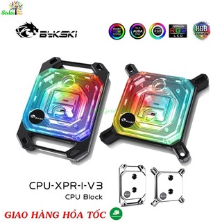 Block tản nhiệt nước custom bykski cpu-xpr-c-i / m-v3 ,kênh nước siêu nhỏ 0.08mm