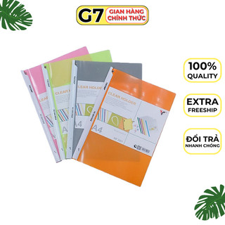 Flie kẹp tài liệu Q324, file rút gáy xoay khổ A4 (10 cái)