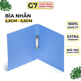 Bìa nhẫn 2,5cm/3,5cm file còng nhẫn A4 đựng hồ sơ tài liệu