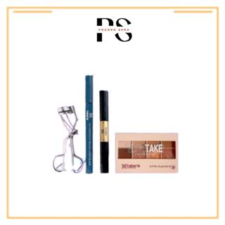 SN1126-Combo lễ hội: bút kẻ mắt habaria + bảng mắt habaria màu 01 + mascara Habaria+ kẹp mi Habaria