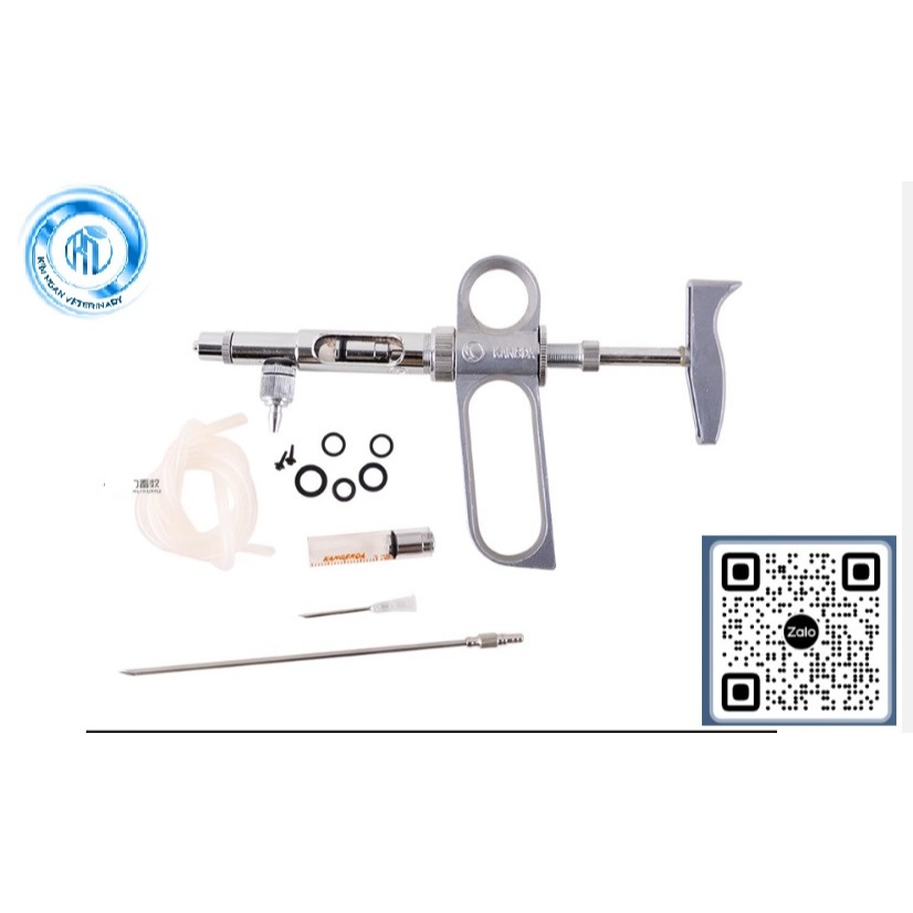 Xi lanh tự động Kangda 2ml tiêm gà, vịt, ngan