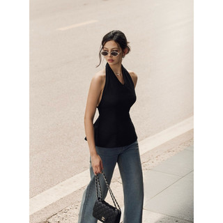 𝐌𝐀𝐑𝐑𝐎𝐍 Áo yếm dây buộc tôn eo MIREA TOP