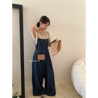 𝗟𝗔 𝗖𝗛𝗔𝗥𝗠𝗘́ | yếm quần culottes 3 cúc sườn 80298 i miss ground
