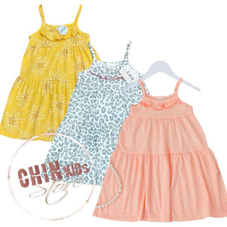 [HOT] Váy đầm 2 dây cho bé gái cotton VNXK 3 tầng dáng xòe rộng 1 2 3 4 5 6 7 tuổi [V25]