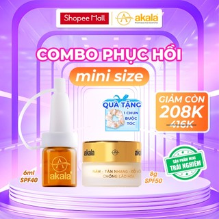 COMBO PHỤC HỒI MINI Kem Nám - Tàn Nhang - Đồi Mồi + Serum Giảm Nám - Căng Da - Nâng Cơ Mặt ( Tế Bào Mầm Tái Sinh & Co