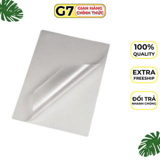Giấy ép plastic A4 125mic, ép ảnh plastic dày 100 tờ