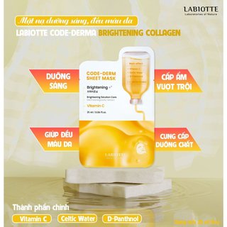Mặt nạ Labiotte Code Derm Sheet Mask 25ml/miếng