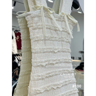 VÁY REN 2 DÂY PHỐI KAKI  ĐÍNH NƠ