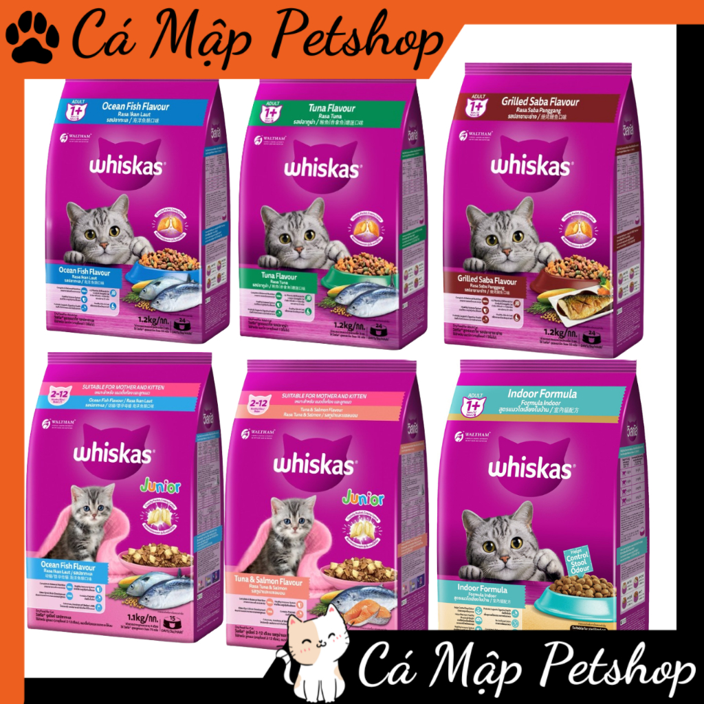 Hạt cho mèo Whiskas vị cá Ngừ, Hạt Whiskas cho mèo con