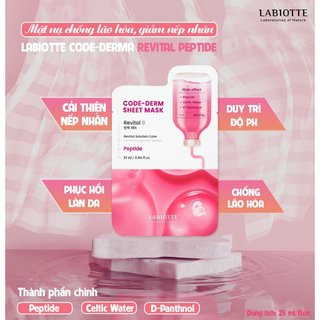 Mặt nạ Labiotte Code Derm Sheet Mask 25ml/miếng