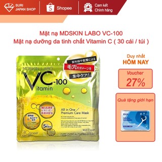 Mặt nạ vitamin c, mặt nạ mdskin labo vc-100, mặt nạ dưỡng da tinh chất vitamin c .