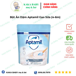 Bột ăn dặm aptamil gạo sữa