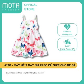  Váy hè 2 dây nhún eo đủ size cho bé gái từ 15-32kg Mota Fashion - Hàng chính hãng