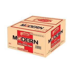 Thùng 12ly mì Modern hương vị Lẩu thái tôm 67gr