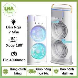  Quạt Phun Sương Tích Điện 4000mah Kèm Điều Khiển  Xoay 180 Độ Xiaomi Youpin AQUA BREEZE 