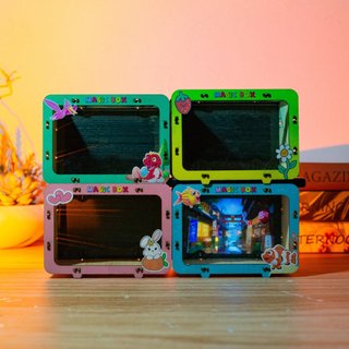 Đồ Chơi Hộp chiếu hình, chiếu bóng, ảo ảnh, 3D lắp ghép Hologram bằng gỗ từ nhà Bách Mộc