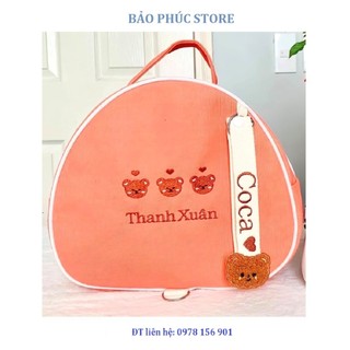 Balo thêu tên bé trứng style Hàn Quốc/Balo thêu tên/Balo thêu tên theo yêu cầu/Balo cho bé đủ màu