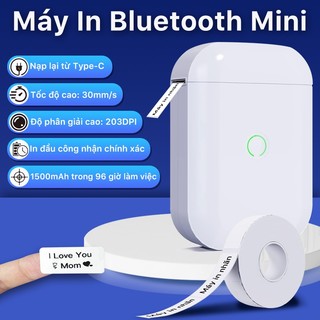 Máy in nhiệt mini cầm tay bluetooth PIKDIK AIYIN D11pro in tem, mã vạch, nhãn dán, logo, sticker