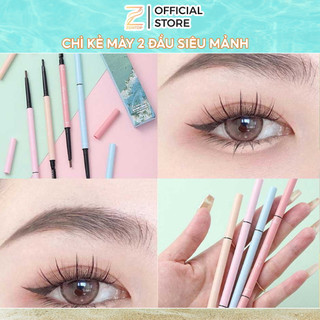 Chì kẻ mày 2 đầu tiện lợi sắc màu chống nước siêu lâu trôi ZENTOP
