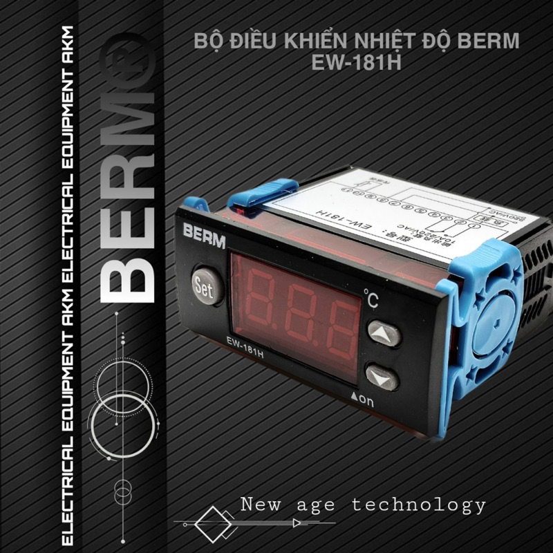 Điều Khiển Nhiệt Độ BERM EW-181H