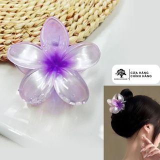 Kẹp Tóc Hoa Sứ Arganmidas Nữ Tính (Màu ngẫu nhiên)