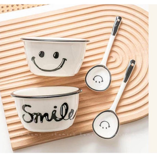 SET 2 chén sứ kèm thìa gấu bear cute