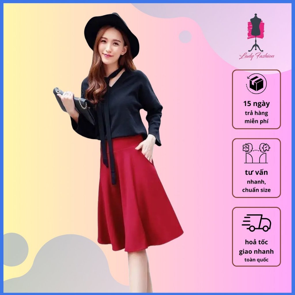 Chân váy xòe điệu đà – MS0301D