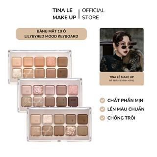 Bảng Phấn Mắt 10 Ô Lilybyred Mood Keyboard Eyeshadow - Cupid Club Mood Keyboard Palette