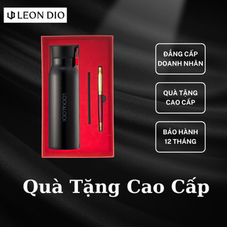Set Quà Tặng Leon Dio Bút Ký Tên (Tùy chọn) Leon Dio, Bình Giữ Nhiệt Chính Hãng LocknLock NAME TUMBLER - 500ml