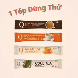 Tép dùng uống thử cà phê, trà sữa, trà hòa tan trần quang