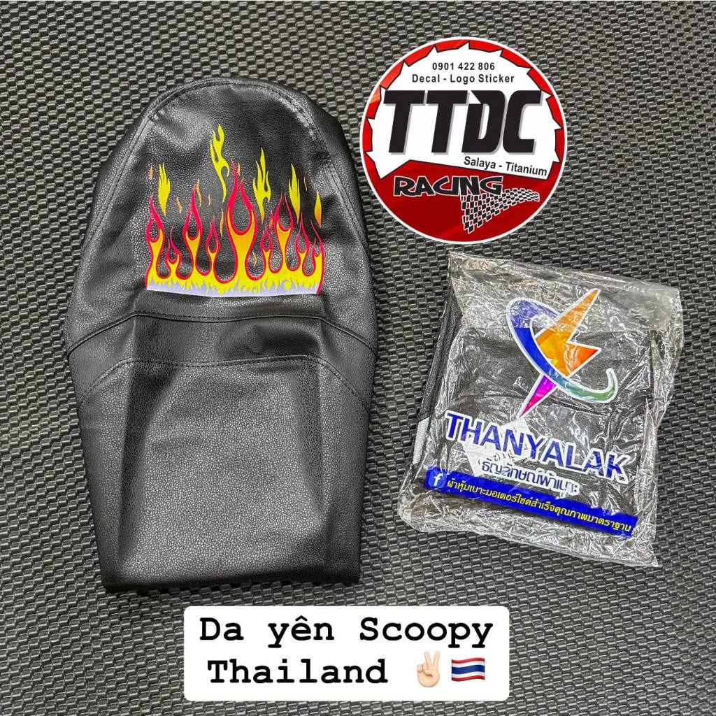 Da yên Scoopy Thái Lan mẫu lửa mix theo yêu cầu 🚗🇹🇭